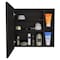 Tuhome Oman Medicine Cabinet, Three Internal Shelves, Single Door, Two External Shelves, Black GLW6747 - alternate 8